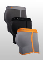 Black orange long, 3-pack