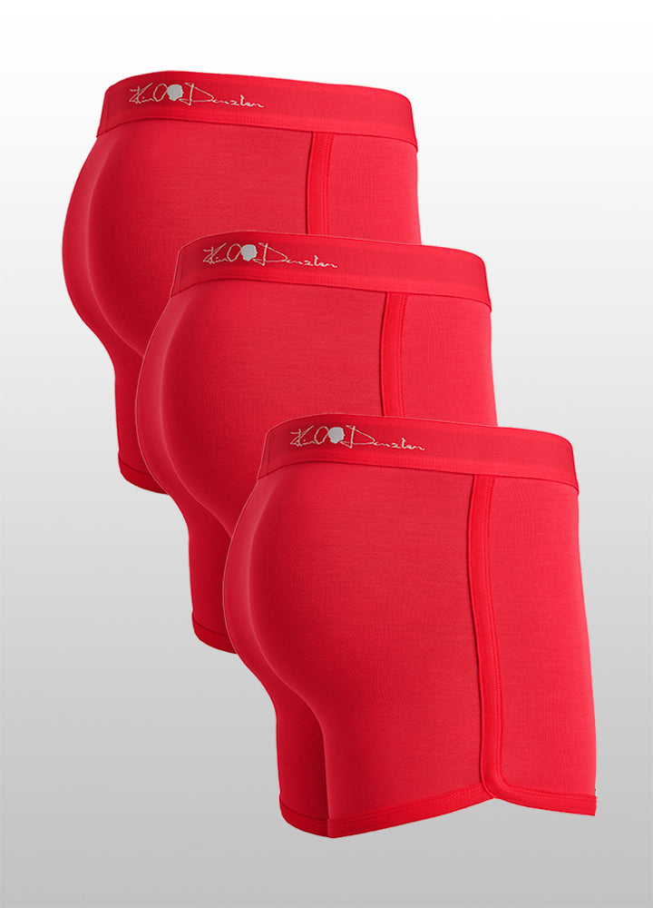 Racing red  long, 3-pack