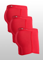 Racing red  long, 3-pack